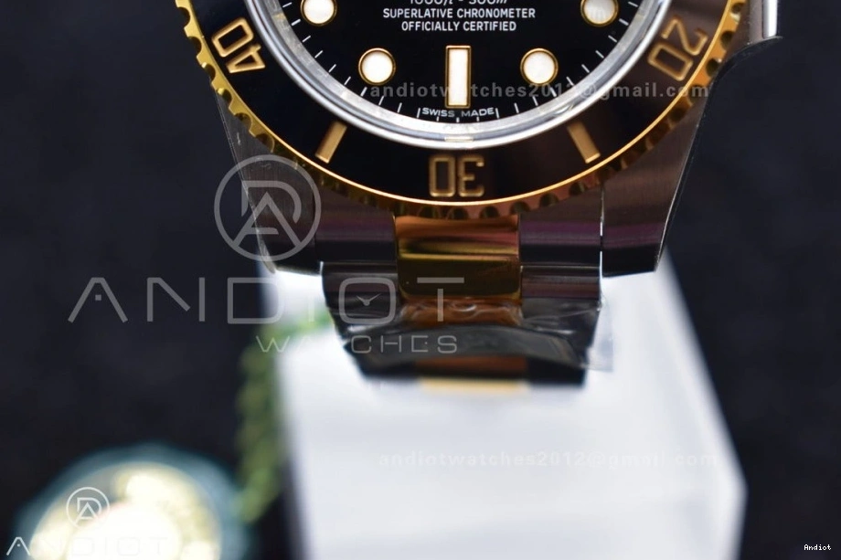 YG LN 116613 Edition 904L Steel 3135 SS Submariner Black Best Ceramic King1:1 0308